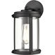 Pennfield 1 Light 11.4 inch Textured Black Outdoor Wall Sconce